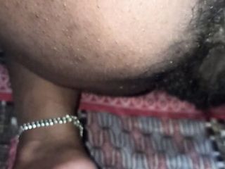 Desi Milf Showing hairy pussy and ass in doggy style