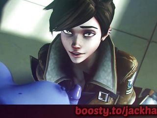 Overwatch Tracer and Widow Fuck