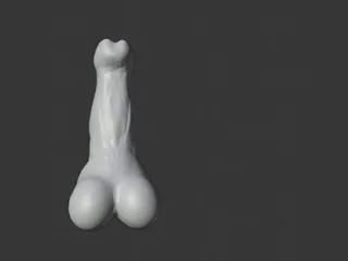 3d cock, yes, big and thick animation 