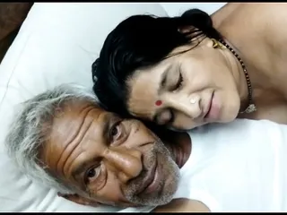 Step Mom and Grandpa fully enjoy fucking, desi love