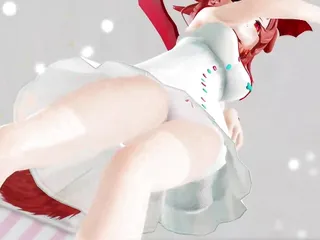 Inugami - Vtuber Sexy Teen Dancing + Gradual Undressing (3D HENTAI)