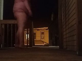 Mofo2121 naked on the porch