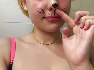 Amazing amateur play with pink pussy