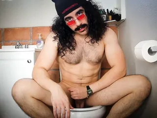 POV &ndash; you&#039;re watching me jerk off on the toilet, what the fuck is wrong with you (wash your hands) (4 degenerates ONLY)