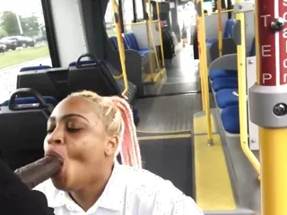 Public Bus Dick Sucker