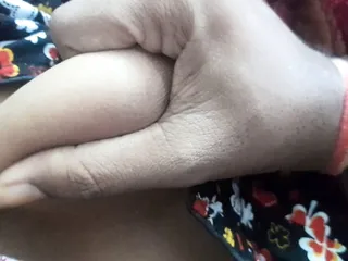 My Husband Is So Horny And Fondles My Boobs