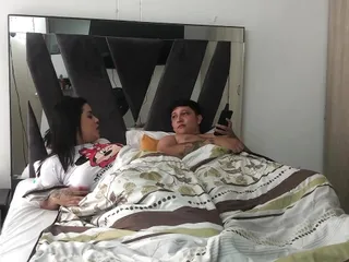 Sharing a room with my stepsister - Spanish porn