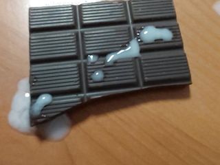 Cum on chocolate