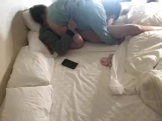 Couple having sex in the morning