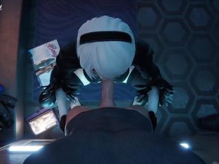 A Night With 2B (Blowjob)