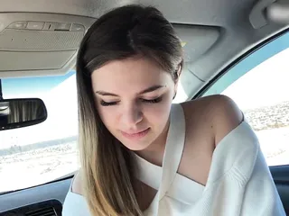 Fucked a stranger girl in the middle of a field in a car