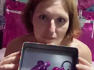 Warming Mommy&#039;s Tight Little Asshole up with Gaping and Fingering Before Using Anal Beads for the First Time Ever!