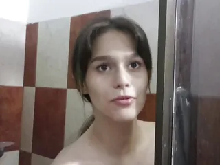 I go in to take a shower with my horny stepsister and I end up fucking her hard until I cum in her