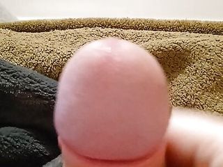 18 year old Russian knows how to masturbate his big penis well #2