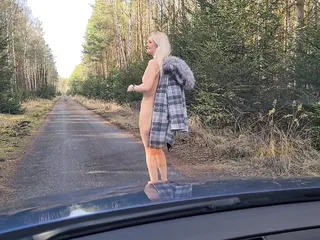 blowjob &amp; solo in the car
