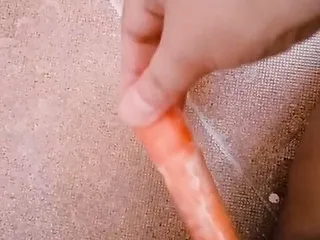 Latest video masturbation with carrot 