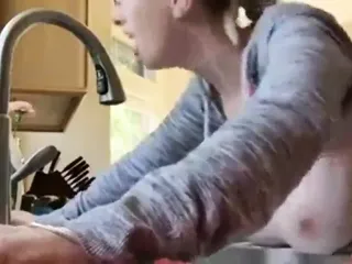 Fucking Friend&rsquo;s Wife in Kitchen