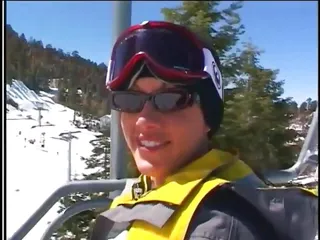 Taylor Rain Gets DP&#039;d In A Cabin While On A Snowboarding Vacation feat. Burke, Matt Bixe