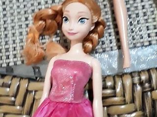 under my dress from my barbie doll 