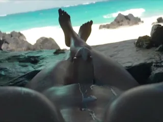 Ana Amari Using Her Thicc Thighs To Jack You Off (POV Cumshot Ending)