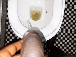 Pissing hot with my man at the same time