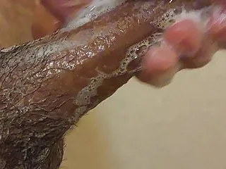 Shower boy dick homemde amateurwashing my dick