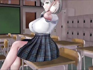 Hard Fucking Huge Tits Teen in Classroom