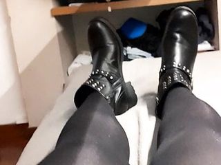 boots and tights