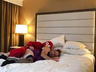 Elmo Fucks Crossdresser with Big Ass