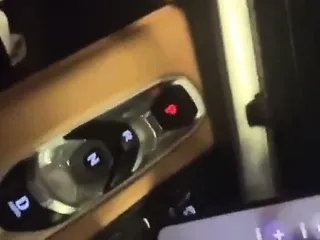 cheating bitch sucks bbc while on phone in car