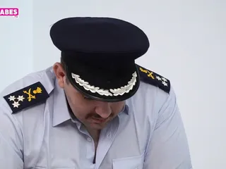 SUGARBABESTV: Greek police sex in the office 