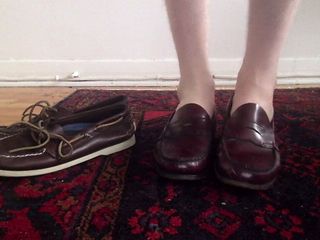 Changing from my Bass Weejuns into Sperry Topsiders got me rock hard, had to blow my load