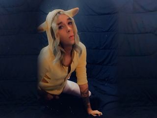 PikaGirl needs company on the bed