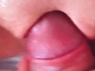 In the tight wet pussy the cock feels very hard.