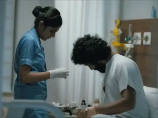 Sexy Young Nurse Seduced A Patient in Hospital
