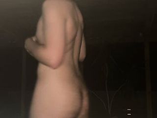 walking on my back porch and around my house nude