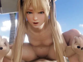 Marie Rose Nude Enjoying Some Perfect Riding Sex In The Cozy Beach Breeze