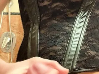 Butt plug tease while I edge and dirty talk in sexy Leather!