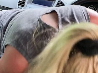 Married Milf sucks my cock before going home to Hubby !