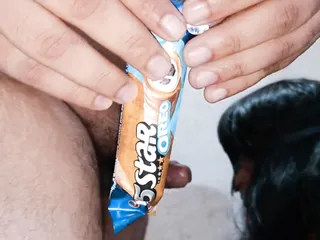Indian My best Friend Tricked me with the chocolate Taste Game and with cumshot
