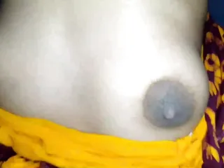 Desi Wife sucking her boobs and pussy This is amazing her pussy