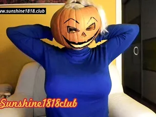 Happy Halloween Sexy big tits pumpkin spooky night