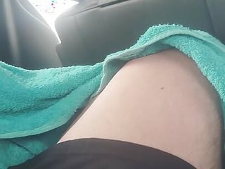 Touching Myself In Car Next to Family 