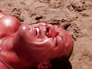 The Guy Was Super Horny and Wanted Anal Sex on the Beach With the Blonde
