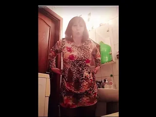 55yo Russian Granny Shows All In Bathroom on Xhamsterlive