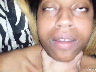 Ebony Babe Hard Orgasm