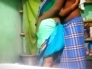 Indian aunty back shot
