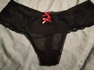  My stepdaughter seduced me with her beautiful panties