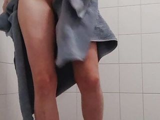 Dirty girl touching herself in the shower