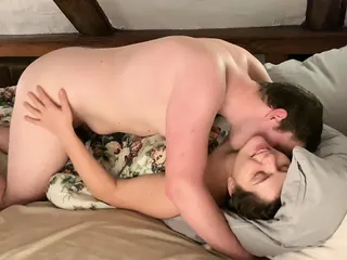 Intense Sex with sexy BBW wife - BJ and fucking with cumshot in pussy